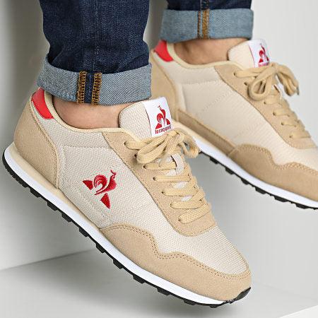 Zapatillas Le Coq Sportif Astra Beige Rojo - Indy