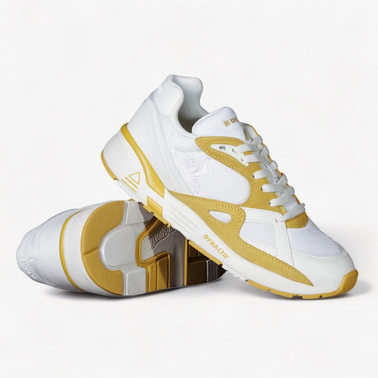 Zapatillas Le Coq Sportif Lcs R850 Blanco Amarillo - Indy