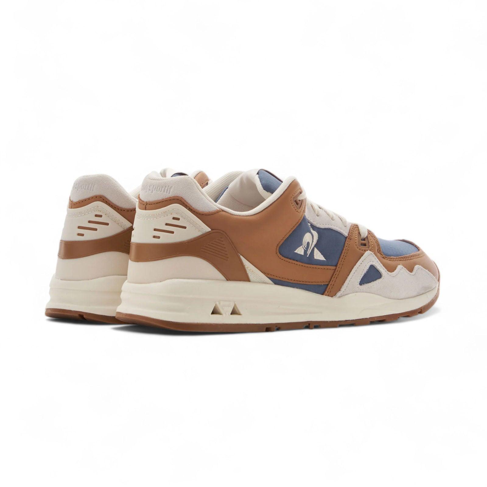 Zapatillas Le Coq Sportif R1000 Ripstop Beige Marron Azul - Indy