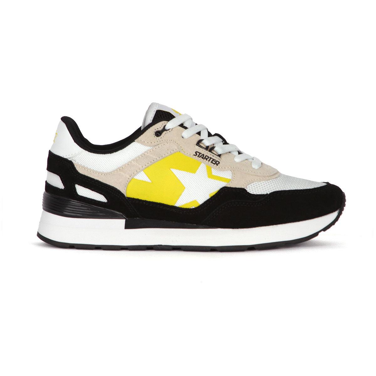 Zapatillas Starter Trucker Blanco Negro Amarillo - Indy