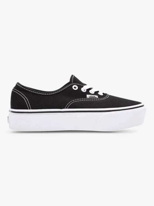 Zapatillas Vans Authentic Platform Negro Blanco