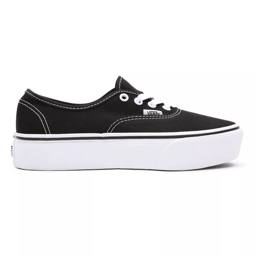 Zapatillas Vans Authentic Platform Negro Blanco - Indy