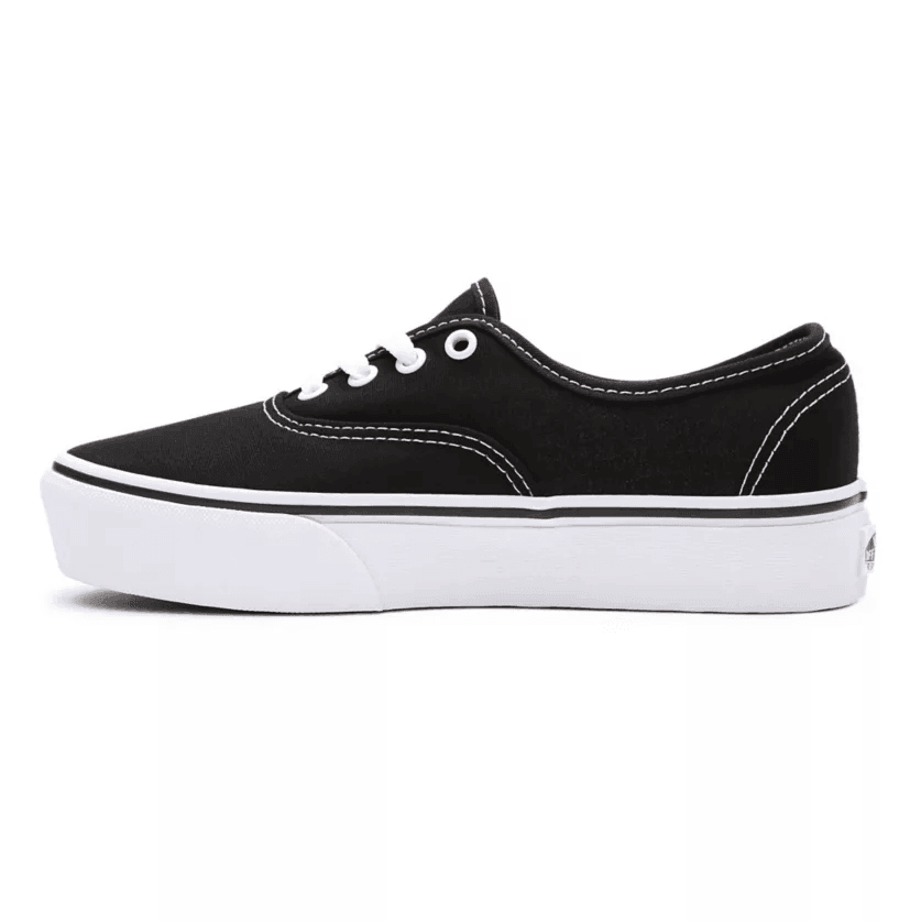 Zapatillas Vans Authentic Platform Negro Blanco - Indy