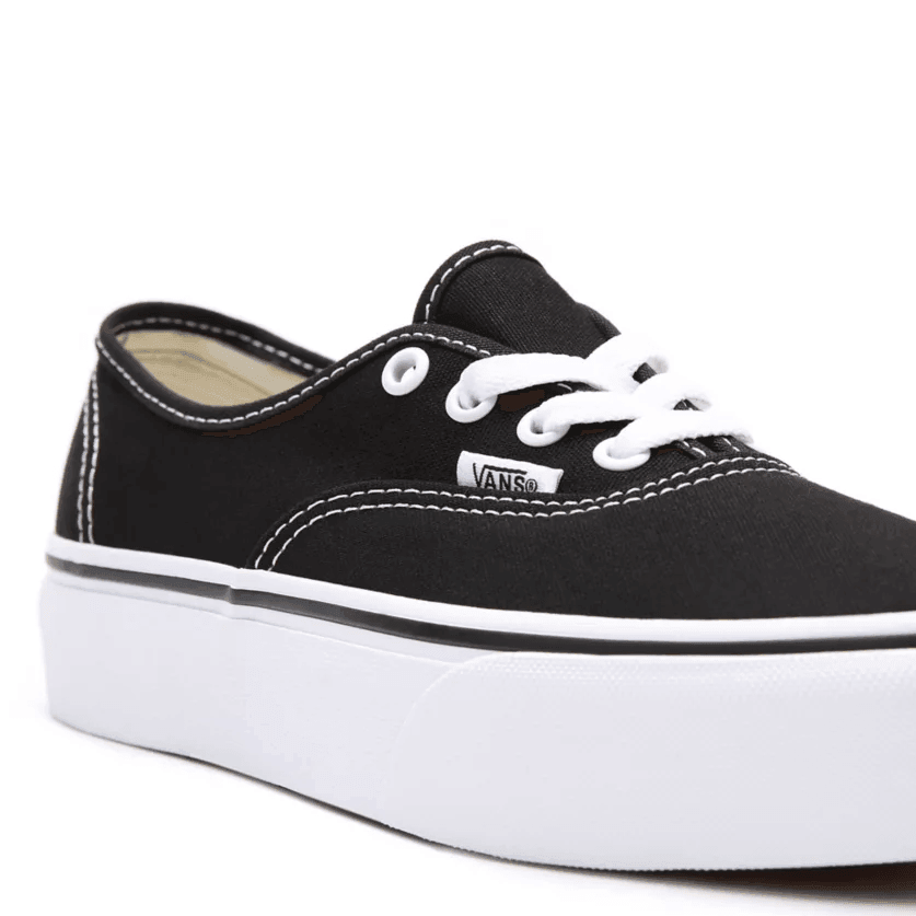 Zapatillas Vans Authentic Platform Negro Blanco - Indy