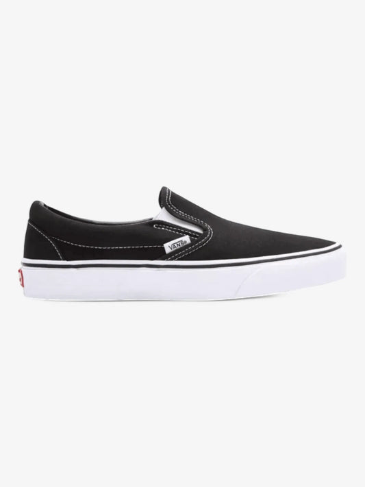 Zapatillas Vans Classic Slip On Negro Blanco