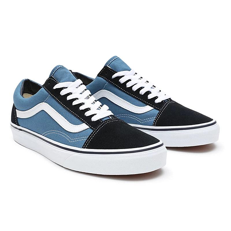 Zapatillas Vans Old Skool Celeste Blanco - Indy