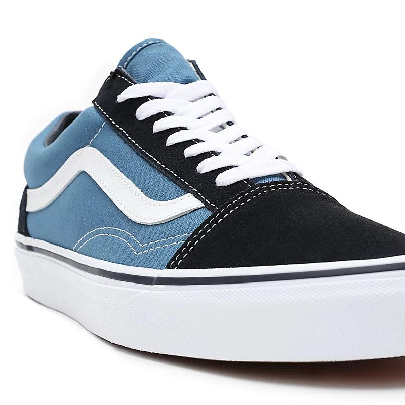 Zapatillas Vans Old Skool Celeste Blanco - Indy