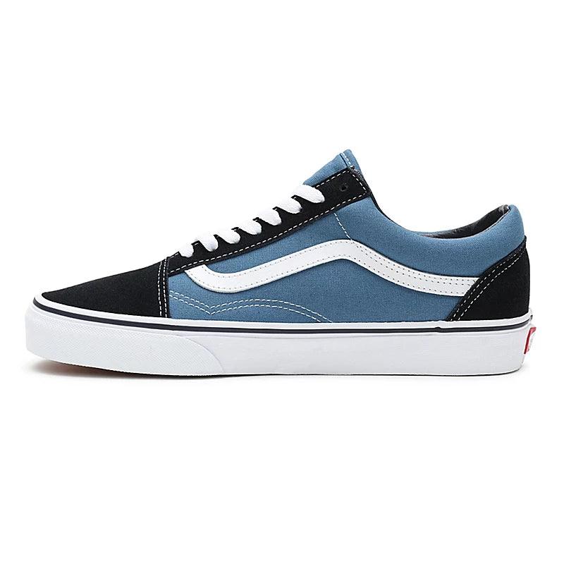 Zapatillas Vans Old Skool Celeste Blanco - Indy