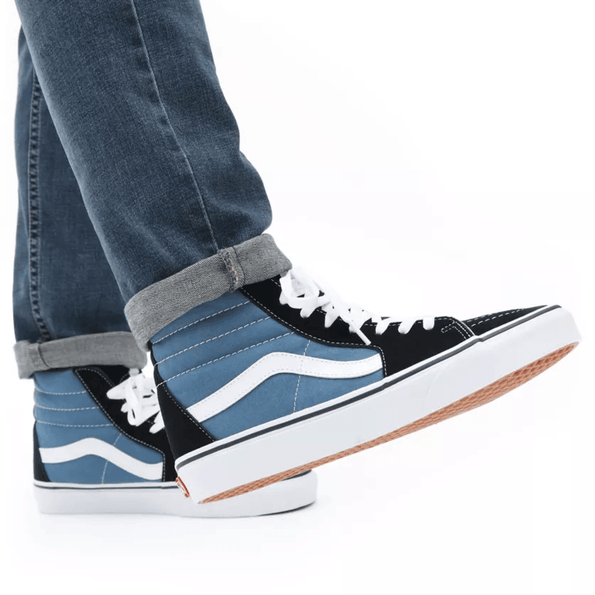 Zapatillas Vans Sk8 Hi Celeste Blanco - Indy