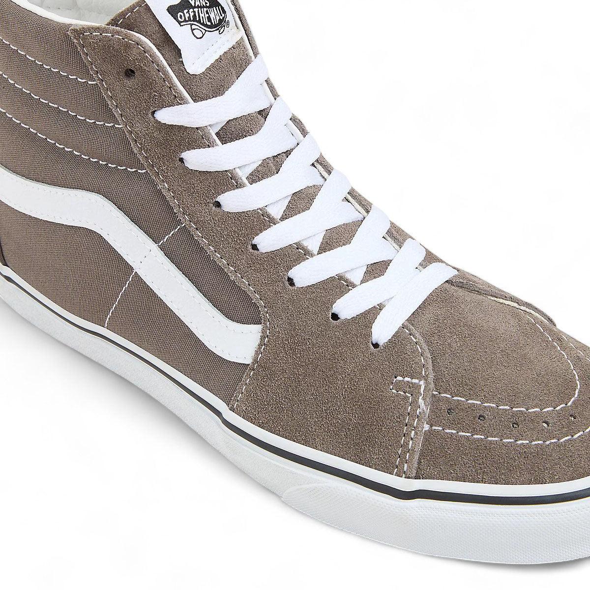 Zapatillas Vans Sk8 Hi Gris Blanco - Indy