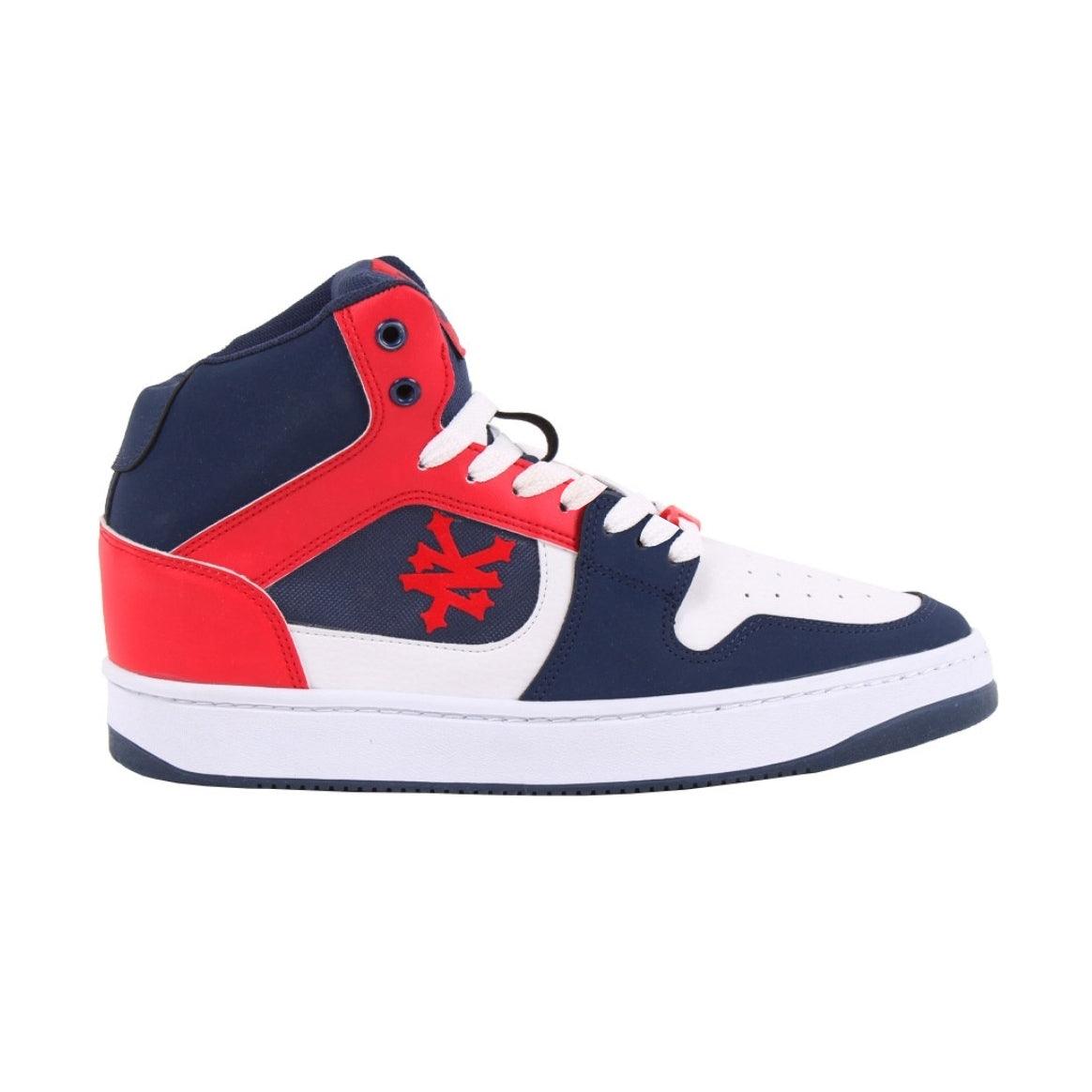 Zapatillas Zoo York Hi Harlem Lth Azul Rojo - Indy