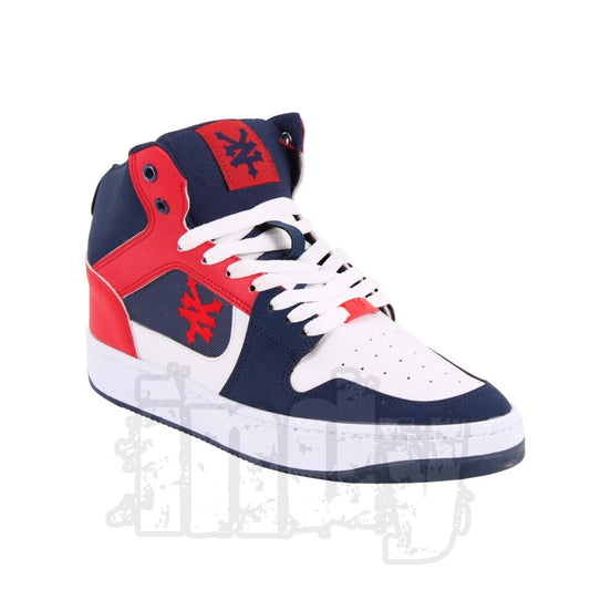 Zapatillas Zoo York Hi Harlem Lth Azul Rojo - Indy