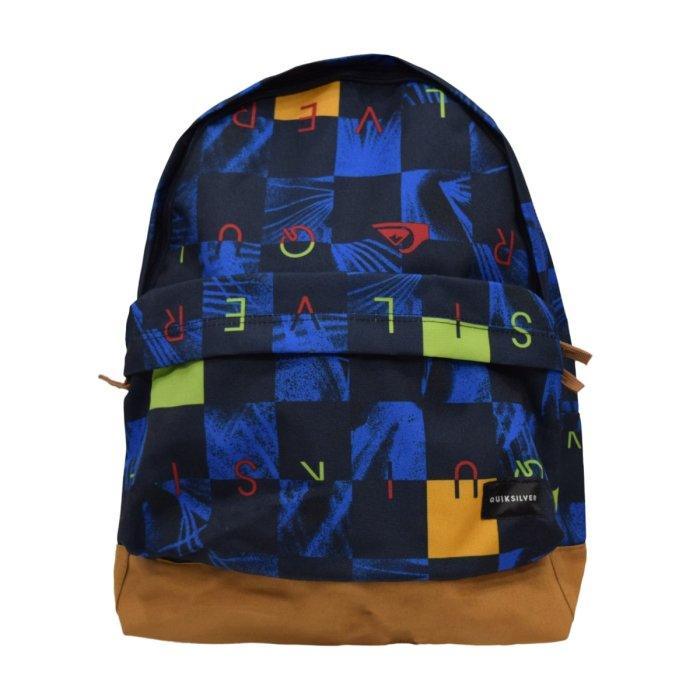 Mochila Quiksilver Everyday Poster Azul Negro - Indy